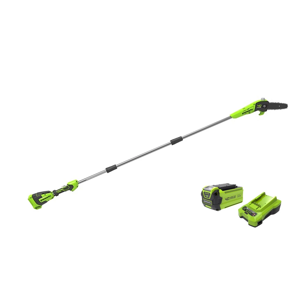 Greenworks Kit élagueuse Sur Perche 40V + 1 Batterie 2Ah + 1 Chargeur Universel 1 Greenworks Kit élagueuse Sur Perche 40V + 1 Batterie 2Ah + 1 Chargeur Universel