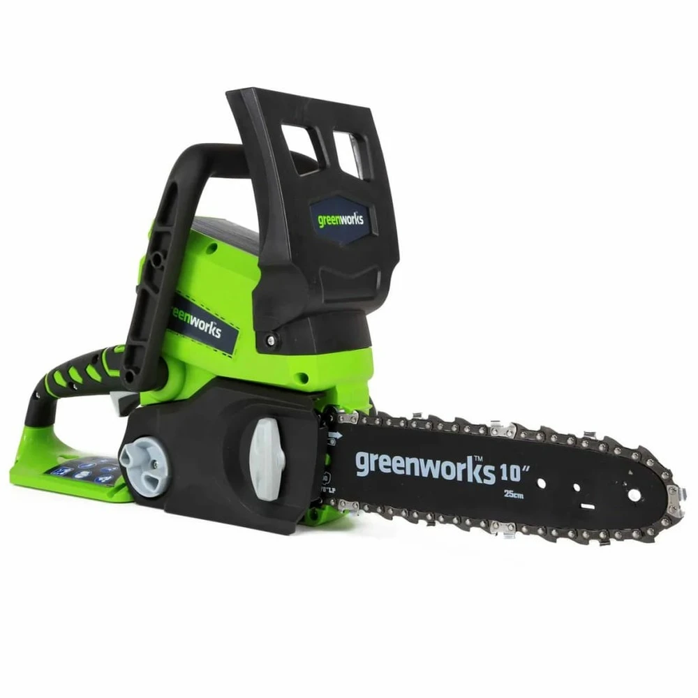 Greenworks Tronçonneuse Sans Batterie 24 V G24cs25 25 Cm 2000007 1 Greenworks Tronçonneuse Sans Batterie 24 V G24cs25 25 Cm 2000007