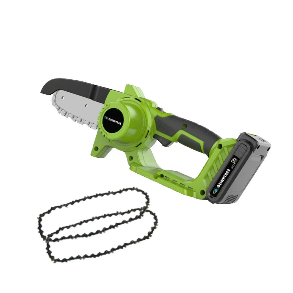 Pack Tronçonneuse Sans Fil 240w + Lot De 2 Chaînes-vert 1 Pack Tronçonneuse Sans Fil 240w + Lot De 2 Chaînes-vert
