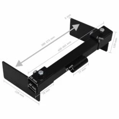 VIDAXL Adaptateur De Chasse-neige Pour Tondeuse à Gazon Noir -Jardin Outils Magasin 63472e591e67d1.63232480