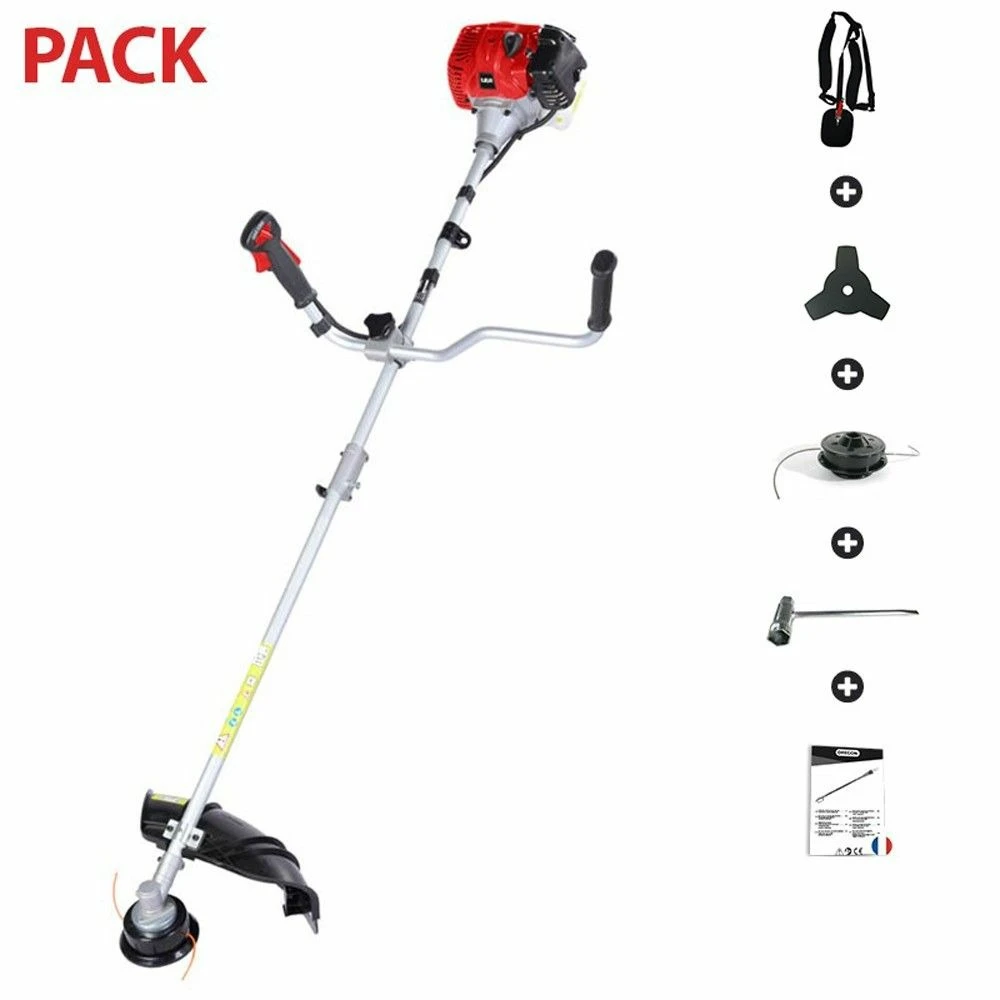 Débroussailleuse Thermique 52cc 2cv Harnais Double Lame 3 Dents Lea Le25517bp 1 Débroussailleuse Thermique 52cc 2cv Harnais Double Lame 3 Dents Lea Le25517bp