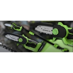 Pack Tronçonneuse Sans Fil 2en1 Avec Bras Télescopique + Batterie 20v-vert 8 Pack Tronçonneuse Sans Fil 2en1 Avec Bras Télescopique + Batterie 20v-vert -Jardin Outils Magasin 6363b0dd358300.20525226