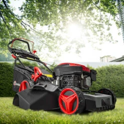 Tondeuse Thermique Autotractée 144.3cc - 46cm Avec Démarrage électrique -mulchin -Jardin Outils Magasin 63c13674ceff40.04494612