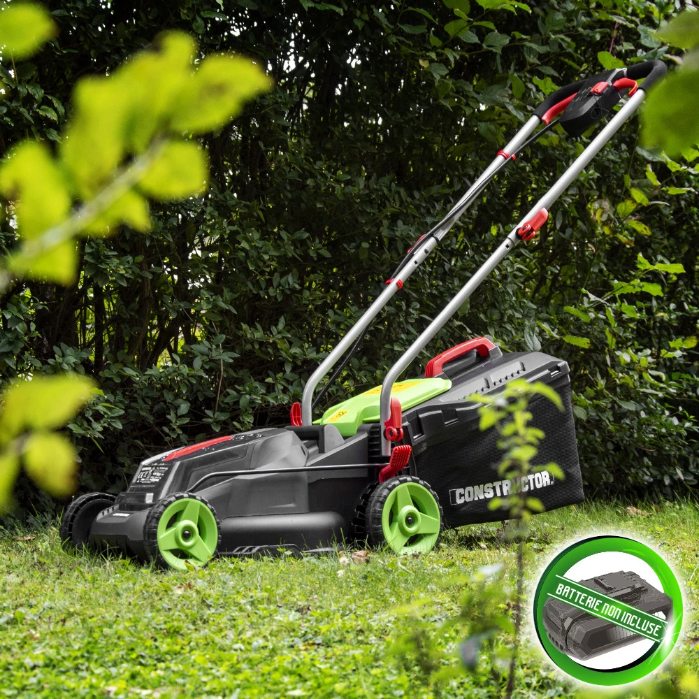 Tondeuse à Gazon 40v (2x20v) 34 Cm - Sans Batterie - Constructor 5 Tondeuse à Gazon 40v (2x20v) 34 Cm - Sans Batterie - Constructor – Image 5