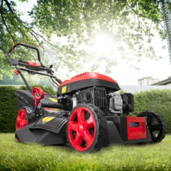 Tondeuse Thermique Autotractée 173cc - 50.6cm Avec Démarrage électrique -mulchin -Jardin Outils Magasin 63c136776cd560.44218492