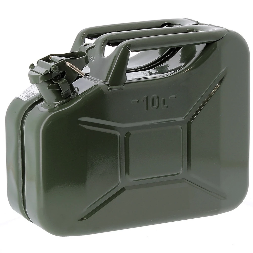 Jerrican Essence En Métal - 10 Litres 1 Jerrican Essence En Métal - 10 Litres