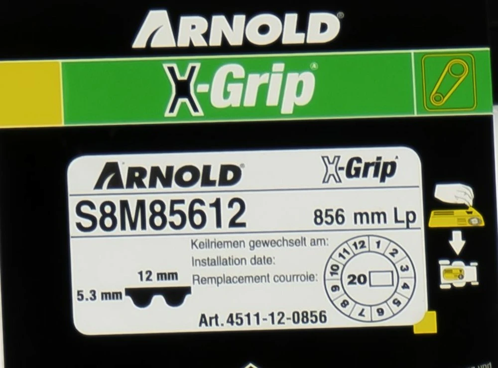 Courroie Dentée Trapézoïdale X-grip De Type 120s8m856 2 Courroie Dentée Trapézoïdale X-grip De Type 120s8m856 – Image 2
