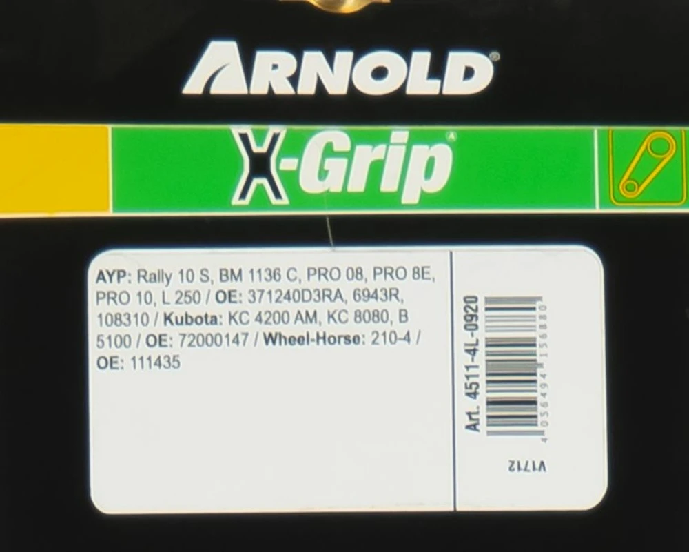 Courroie Trapézoïdale X-grip V De Type 4l920 3 Courroie Trapézoïdale X-grip V De Type 4l920 – Image 3