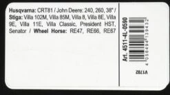Courroie Trapézoïdale X-grip V De Type 4l590 6 Courroie Trapézoïdale X-grip V De Type 4l590 -Jardin Outils Magasin 642480dd262ca8.17355181