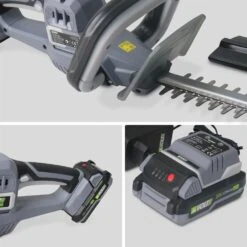 Voltr – Taille-haies Sans Fil 51cm – Avec Batterie Lithium Ion + Chargeur 20v. Normes Ce. Cache Lames Inclus -Jardin Outils Magasin 6445ca33649968.71922918