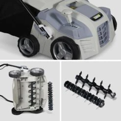 Voltr - Scarificateur électrique Gazon 1800w - Outil 2en1 Aérateur Et Démousseur Pelouse. 2 Rouleaux : Couteaux Et Griffes. -Jardin Outils Magasin 6446dccb829c87.06955257