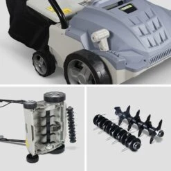 Voltr - Scarificateur électrique Gazon 1500w - Outil 2en1 Aérateur Et Démousseur Pelouse. 2 Rouleaux : Couteaux Et Griffe. -Jardin Outils Magasin 6446dccd47c548.51461151