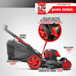 Tondeuse à Gazon électrique Tractée 1800w - 46cm Avec Carter En Acier - Elem Gar 7 Tondeuse à Gazon électrique Tractée 1800w - 46cm Avec Carter En Acier - Elem Gar -Jardin Outils Magasin 644acbe519a176.10735400