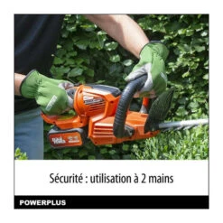 Taille-haies A Batterie 40v Dual Power Powdpgset44 - Lame 670 Mm, écartement 22 Mm - Batterie 40v 2,5ah Et Chargeur Inclus -Jardin Outils Magasin 645b90f1c8eef0.11212309