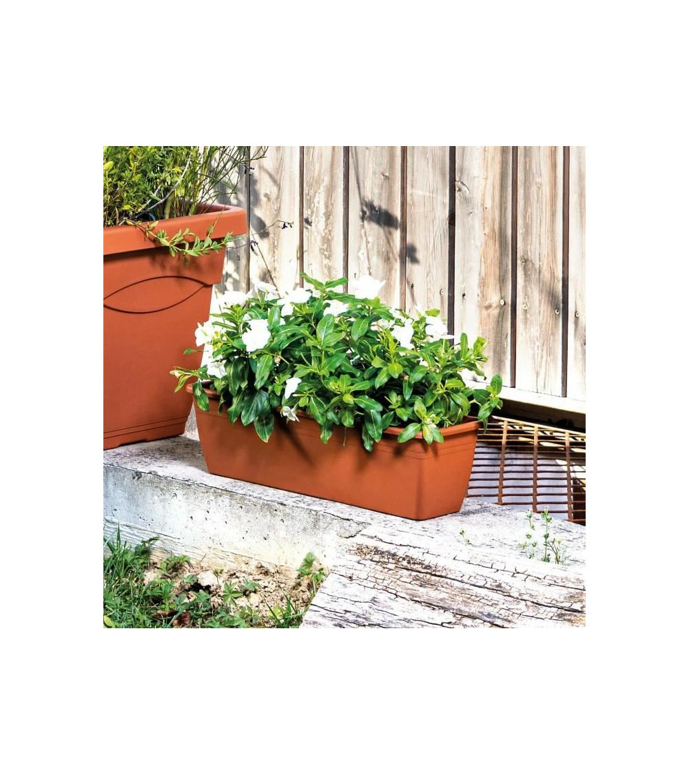 Jardiniere Day R Cotto - Coloris Terre Rouge - 50cm 1 Jardiniere Day R Cotto - Coloris Terre Rouge - 50cm