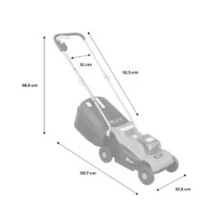 Voltr - Tondeuse à Gazon Sans Fil 30cm Batterie 20v Lithium 4ah Et Chargeur + Débroussailleuse Sans Fil ø25cm Avec Batterie Lithium -Jardin Outils Magasin 64627aebe3f810.59783201