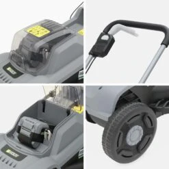 Voltr - Tondeuse à Gazon Sans Fil 30cm Batterie 20v Lithium 4ah Et Chargeur + Débroussailleuse Sans Fil ø25cm Avec Batterie Lithium -Jardin Outils Magasin 64627aec126652.09078089