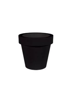 Pot De Fleurs Magnolia 120 ø120x114cm - Noir