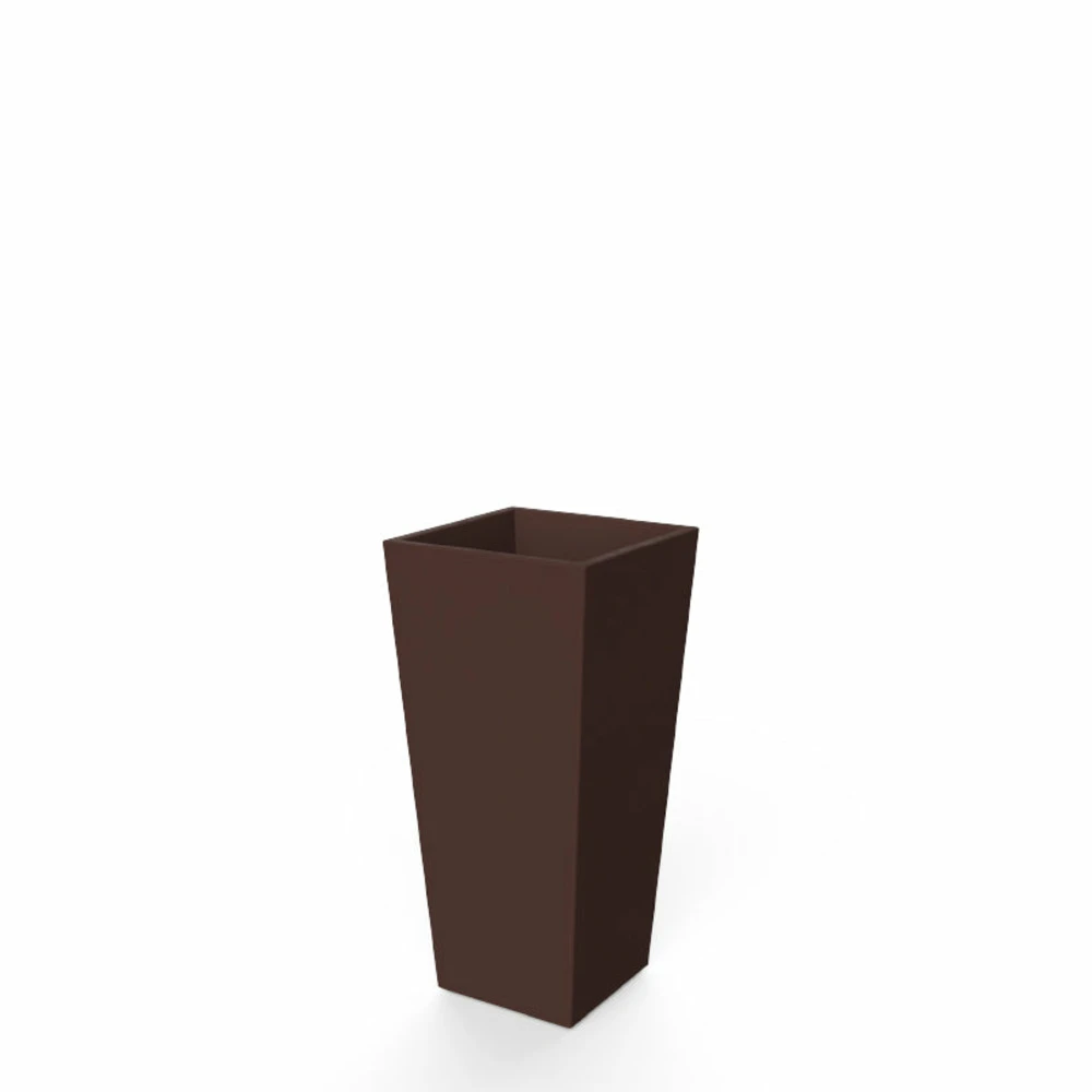 Pot De Fleurs Melisa 40 40x40x90cm - Bronze 1 Pot De Fleurs Melisa 40 40x40x90cm - Bronze