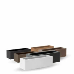 Jardinière Jara 100x40x36cm - Taupe -Jardin Outils Magasin 6470a381a29d75.80257708