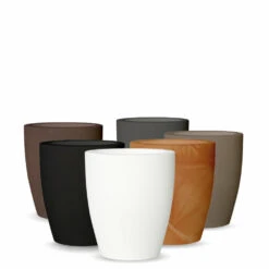 Pot De Fleurs Violeta 55 Noir Opaque ø55x60cm -Jardin Outils Magasin 6470a385720c29.46366596