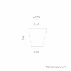 Pot De Fleurs Magnolia 120 ø120x114cm - Bronze 6 Pot De Fleurs Magnolia 120 ø120x114cm - Bronze -Jardin Outils Magasin 6470a38895b310.35812749