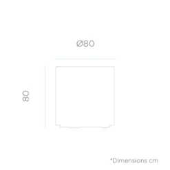 Pot De Fleurs Hortensia 80 ø80x80cm - Blanc -Jardin Outils Magasin 6470a38e65cc78.04676712