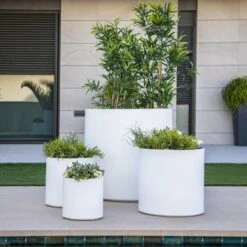 Pot De Fleurs Hortensia 80 ø80x80cm - Blanc -Jardin Outils Magasin 6470a38e73d049.84398932