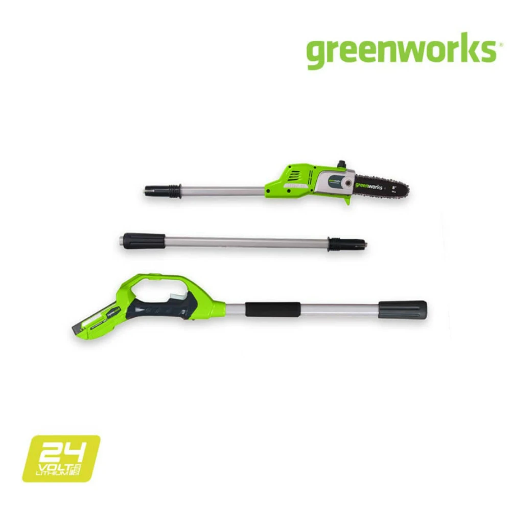 Elagueuse Sur Perche Greenworks 24v - 20 Cm - Sans Batterie Ni Chargeur - G24ps20 2 Elagueuse Sur Perche Greenworks 24v - 20 Cm - Sans Batterie Ni Chargeur - G24ps20 – Image 2