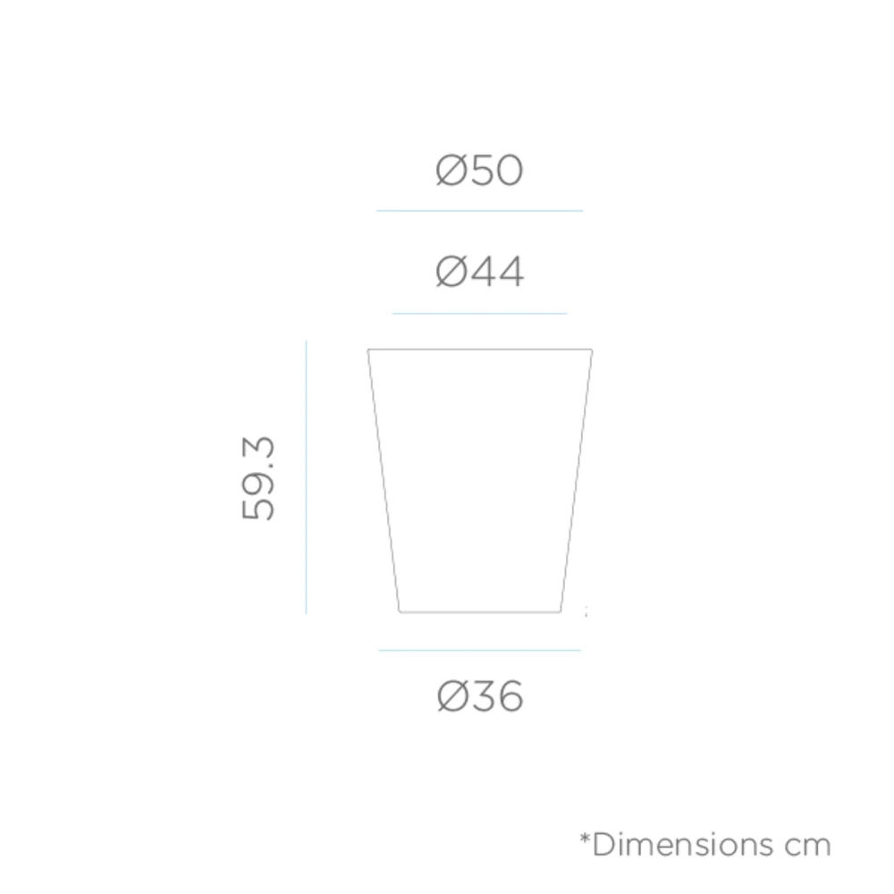 Pot De Fleurs Gerbera ø50x59,5cm - Bronze 4 Pot De Fleurs Gerbera ø50x59,5cm - Bronze – Image 4