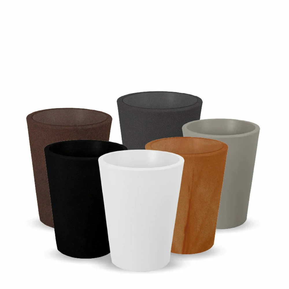 Pot De Fleurs Gerbera ø50x59,5cm - Bronze 3 Pot De Fleurs Gerbera ø50x59,5cm - Bronze – Image 3