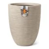 Pot à Fleurs Waste Rib 34x46 Cm Beige Terrazzo