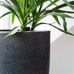 Pot à Fleurs Waste Smooth 43x41 Cm Gris -Jardin Outils Magasin 64798961a64762.22578168