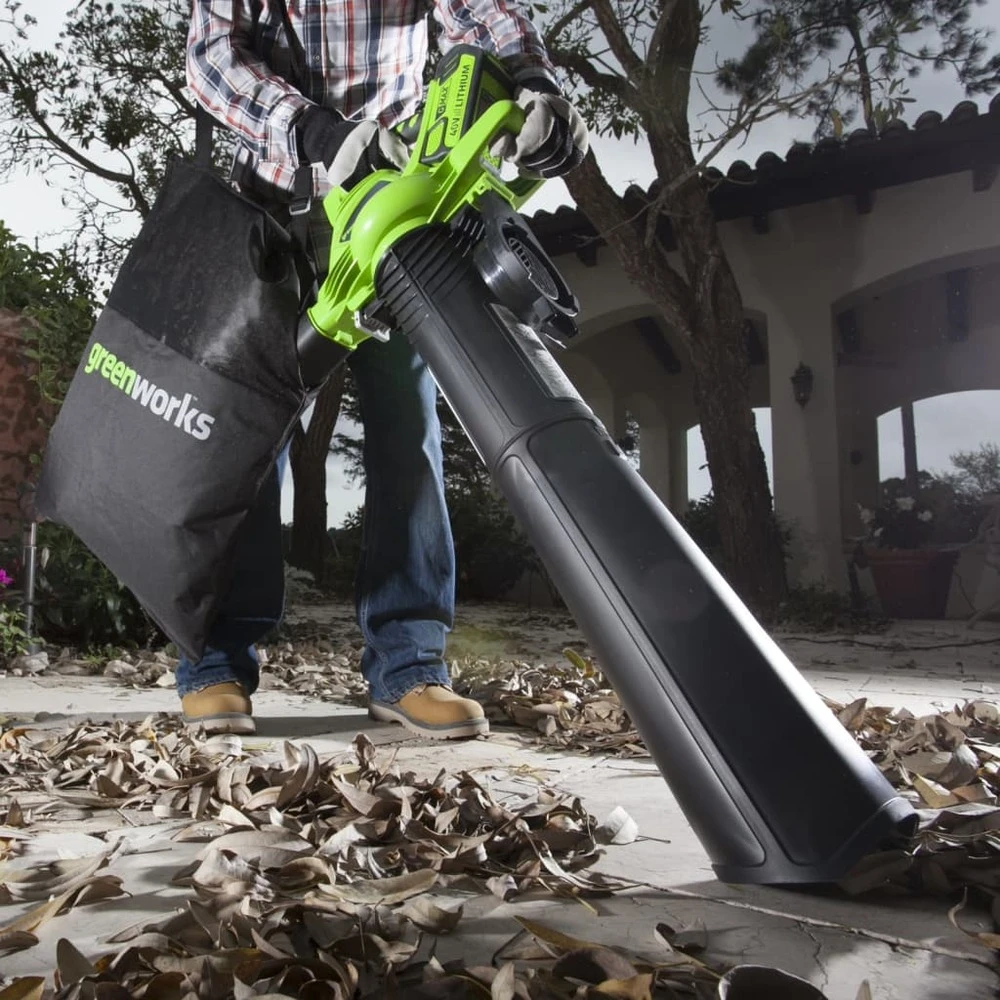 Greenworks Aspirateur De Pelouse à Main 40 V Vert 3 Greenworks Aspirateur De Pelouse à Main 40 V Vert – Image 3
