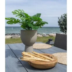 Amalfi Flowerpot Pot De Fleurs En Gris Beige -Jardin Outils Magasin 66cddc05518ddfb7