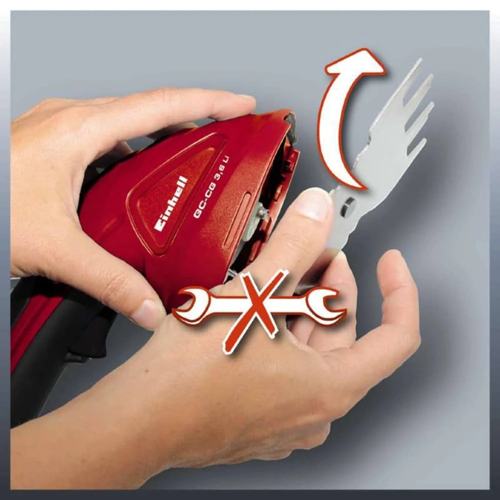 Einhell Débroussailleuse Et Tondeuse à Gazon Sans Cordon Gc-cg 3,6 Li 6 Einhell Débroussailleuse Et Tondeuse à Gazon Sans Cordon Gc-cg 3,6 Li – Image 6