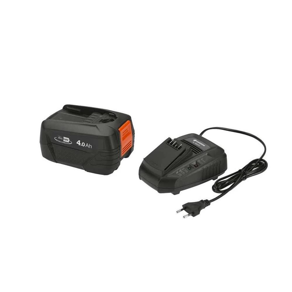 Gardena Kit De Démarrage 1 Batterie P4A PBA 18V 72 AL/72 Et 1 Chargeur AL 1830 1 Gardena Kit De Démarrage 1 Batterie P4A PBA 18V 72 AL/72 Et 1 Chargeur AL 1830