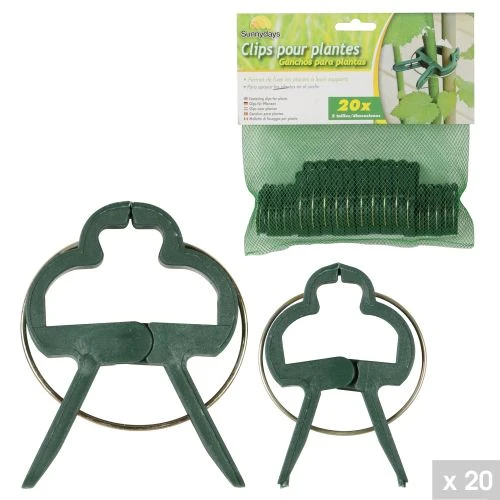Lot De 20 Clips Pour Plante - 223110 1 Lot De 20 Clips Pour Plante - 223110