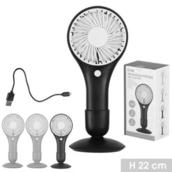 Ventilateur Portable Avec Pied H22,5 Cm