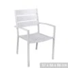 Fauteuil De Jardin Empilable En Aluminium Hawaï - 224769