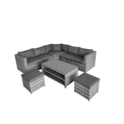 Salon De Jardin 6 Pièces FERATA Alu -Jardin Outils Magasin AFD 154892