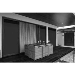 Ensemble Repas 11 Pièces CUBE DINNING Acier Gris -Jardin Outils Magasin AFD 154919