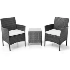 Salon De Jardin 3 Pièces SIENA - TE10 -Jardin Outils Magasin AFD 155303