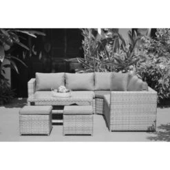 Salon De Jardin 6 Pièces FERATA Alu -Jardin Outils Magasin AFD 155472