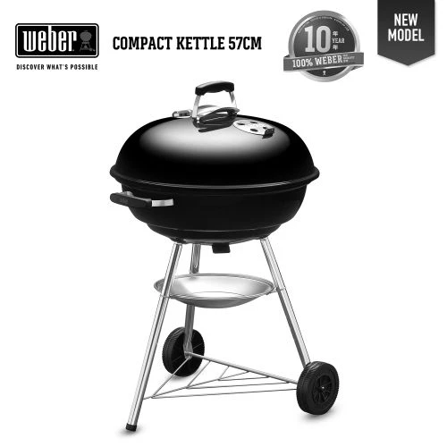 Barbecue Charbon Compact Kettle 57 Cm Weber - 1321004 3 Barbecue Charbon Compact Kettle 57 Cm Weber - 1321004 – Image 3