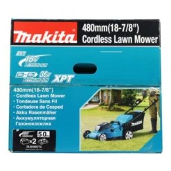 Tondeuse 2x18V Makita 48cm + 2 Batteries 5Ah + Chargeur - DLM480CT2 -Jardin Outils Magasin AFD 159143