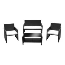 Salon De Jardin 4 Pièces CUBA Acier - HILPEA