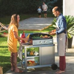 Plancha à Gaz ALLURE 260 INOX + Desserte ALLURE INOX Le Marquier - PDSA260i 7 Plancha à Gaz ALLURE 260 INOX + Desserte ALLURE INOX Le Marquier - PDSA260i -Jardin Outils Magasin AFD 186375