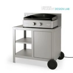 Plancha ALLURE ELECTRIQUE 260 INOX + DESSERTE ALLURE INOX Lemarquier - PDSE260i