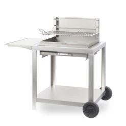 Barbecue MONTORY 61 X 40 Inox Le Marquier + Chariot - BCM61IV2